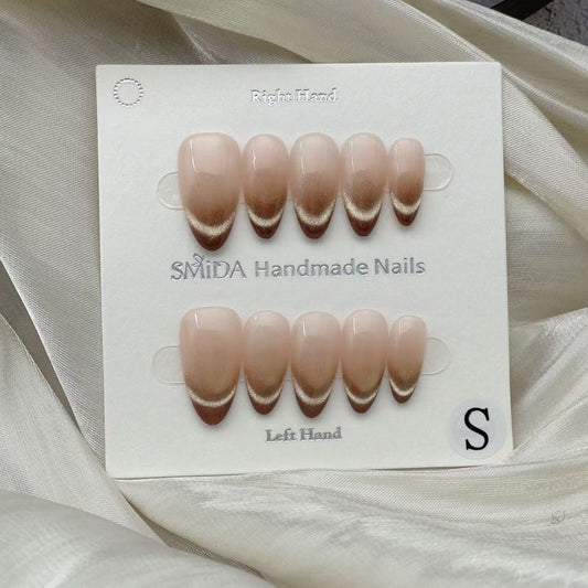 Handmade nails E728