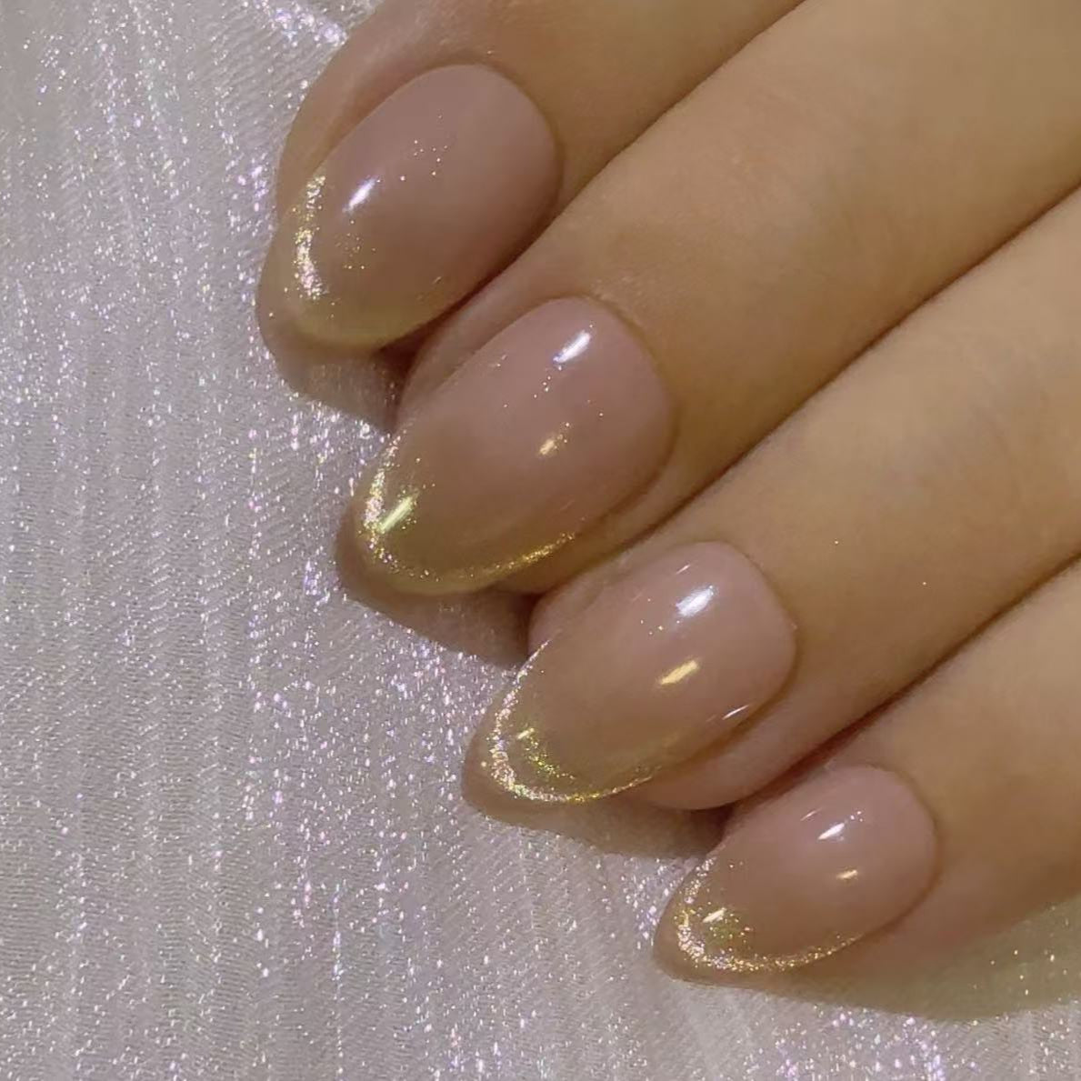 Handmade nails E759