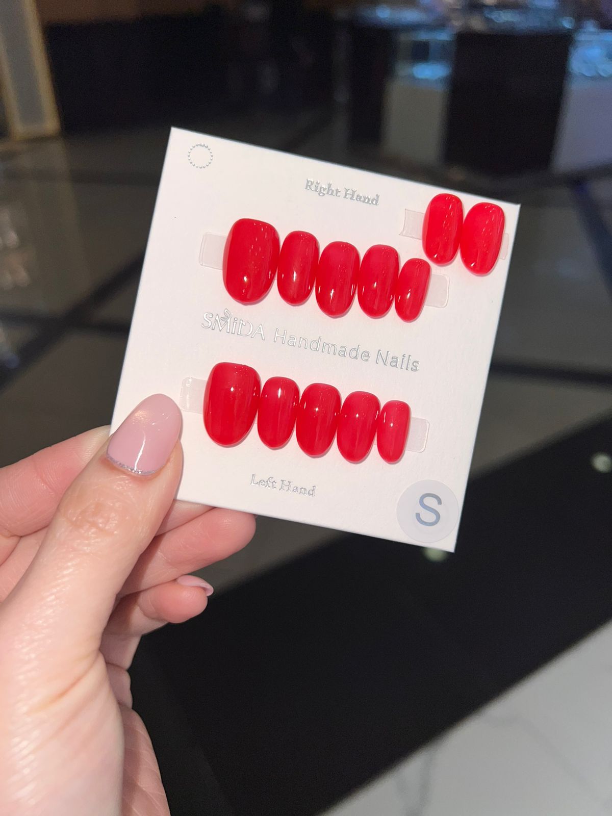 solid press-on nails by SMiDA — P497