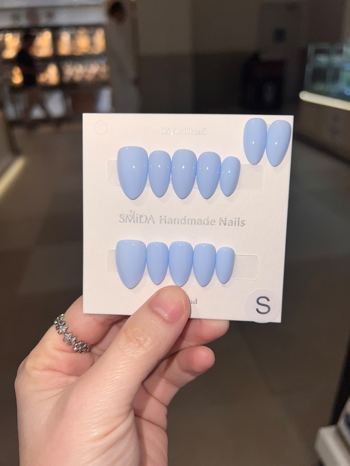P502 Solid Press-On Nails - Clean Korean Nail Tips | SMiDA Dubai