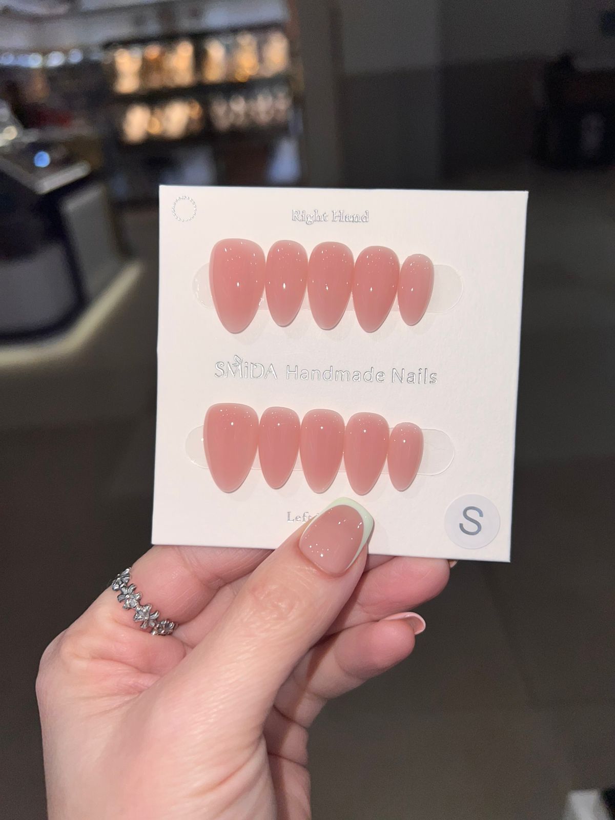 P503 Solid Press-On Nails - Clean Korean Nail Tips | SMiDA Dubai
