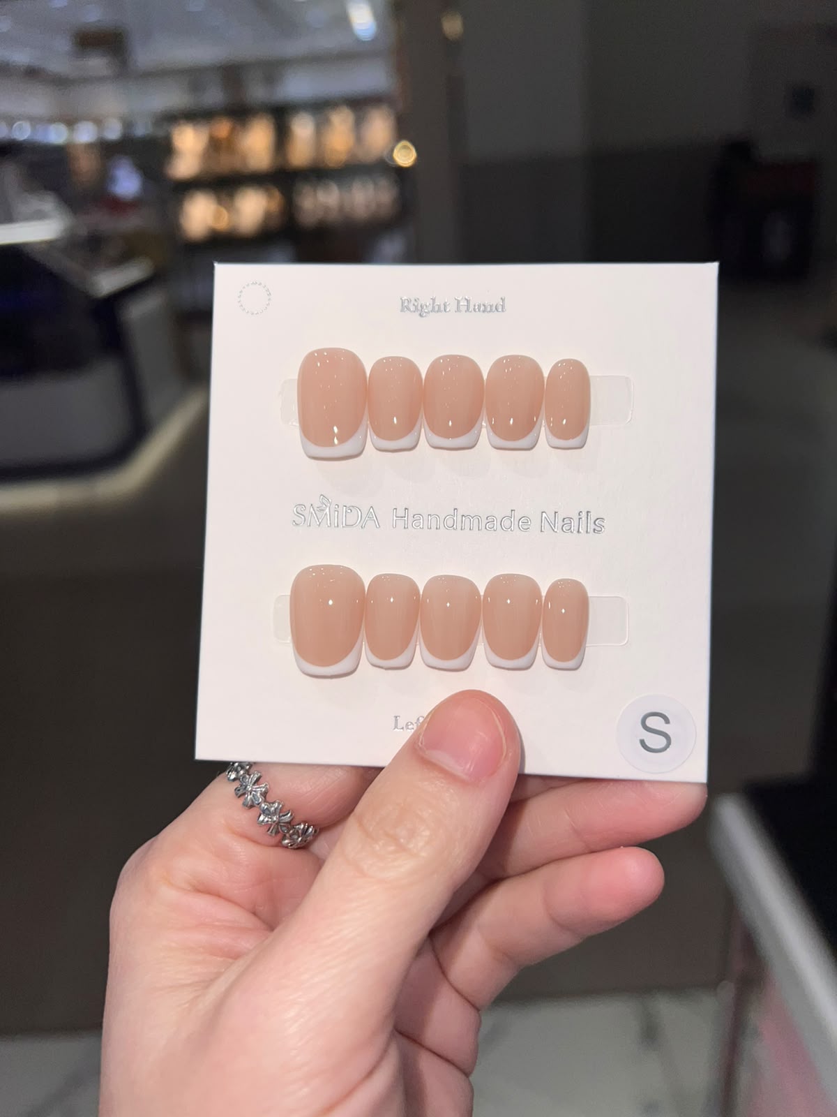 French Tip Press-On Nails UAE - F414