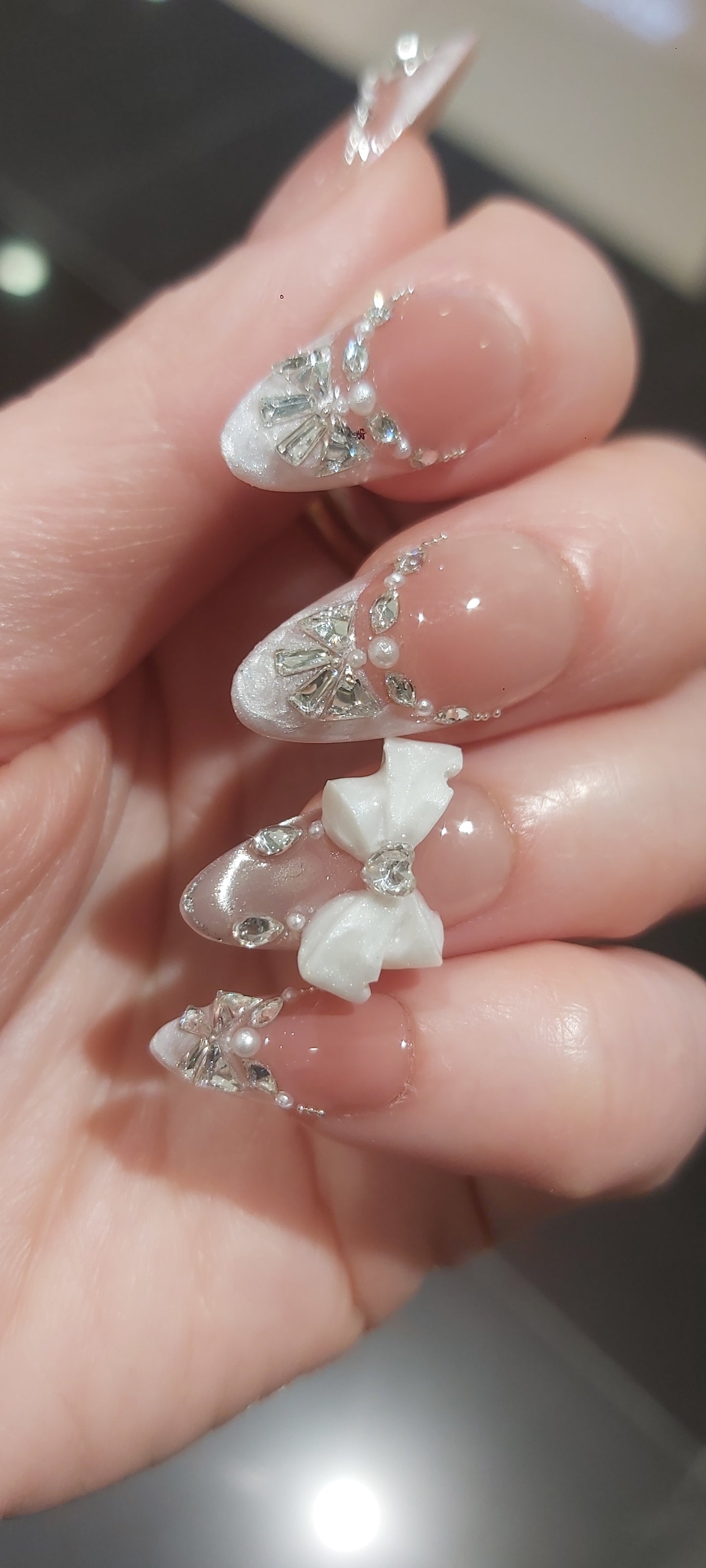 Handmade nails D335