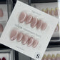 french tip press-on nails by SMiDA — F370