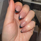 pink square french tip press-on nails by SMiDA — F404 view 2