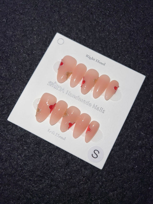 colorful press-on nails by SMiDA — C901