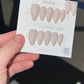 solid press-on nails by SMiDA — P487