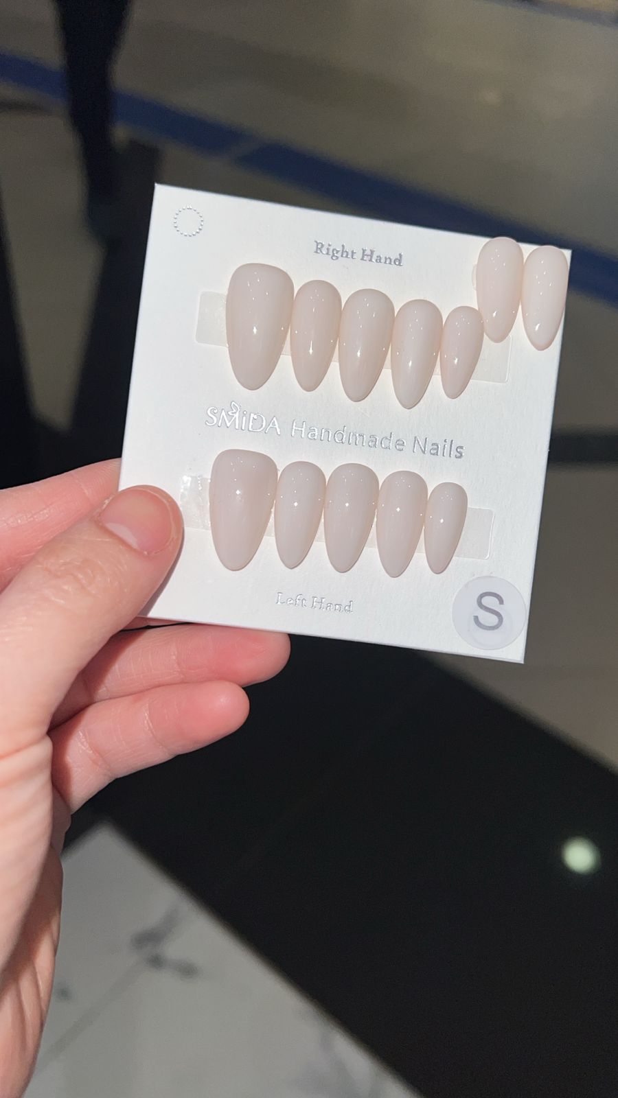 solid press-on nails by SMiDA — P487