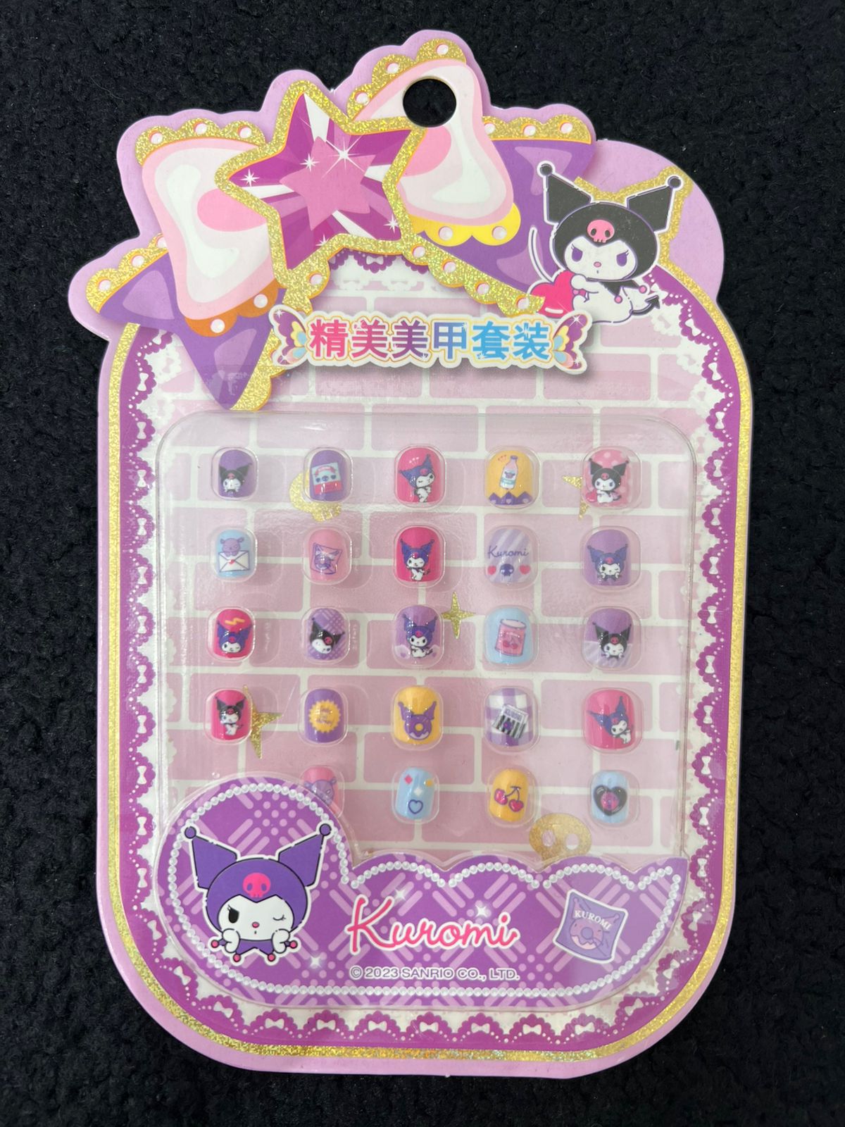 Kids nail Press-On Nails 24 pcs  | SMiDA