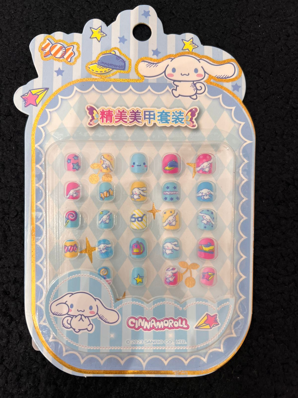 Kids nail Press-On Nails 24 pcs  | SMiDA