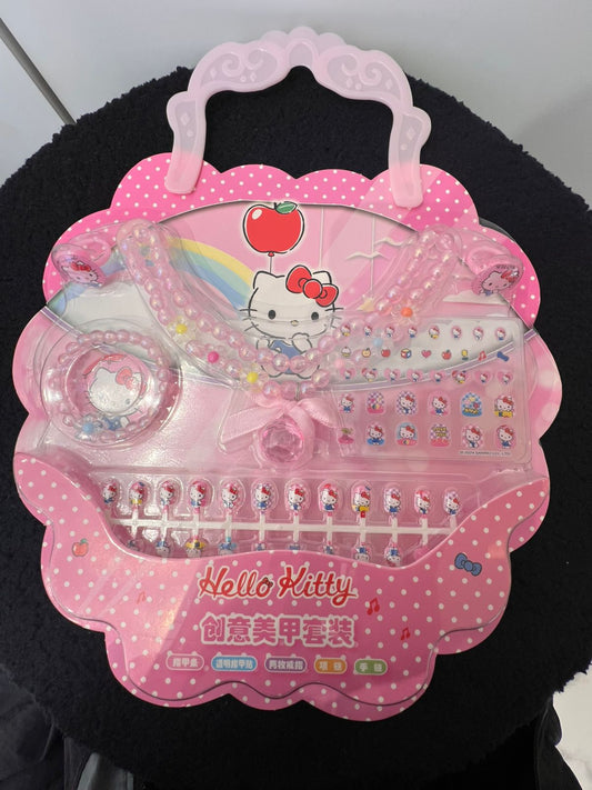 Kids nail Press-On Nails 24 pcs  | SMiDA