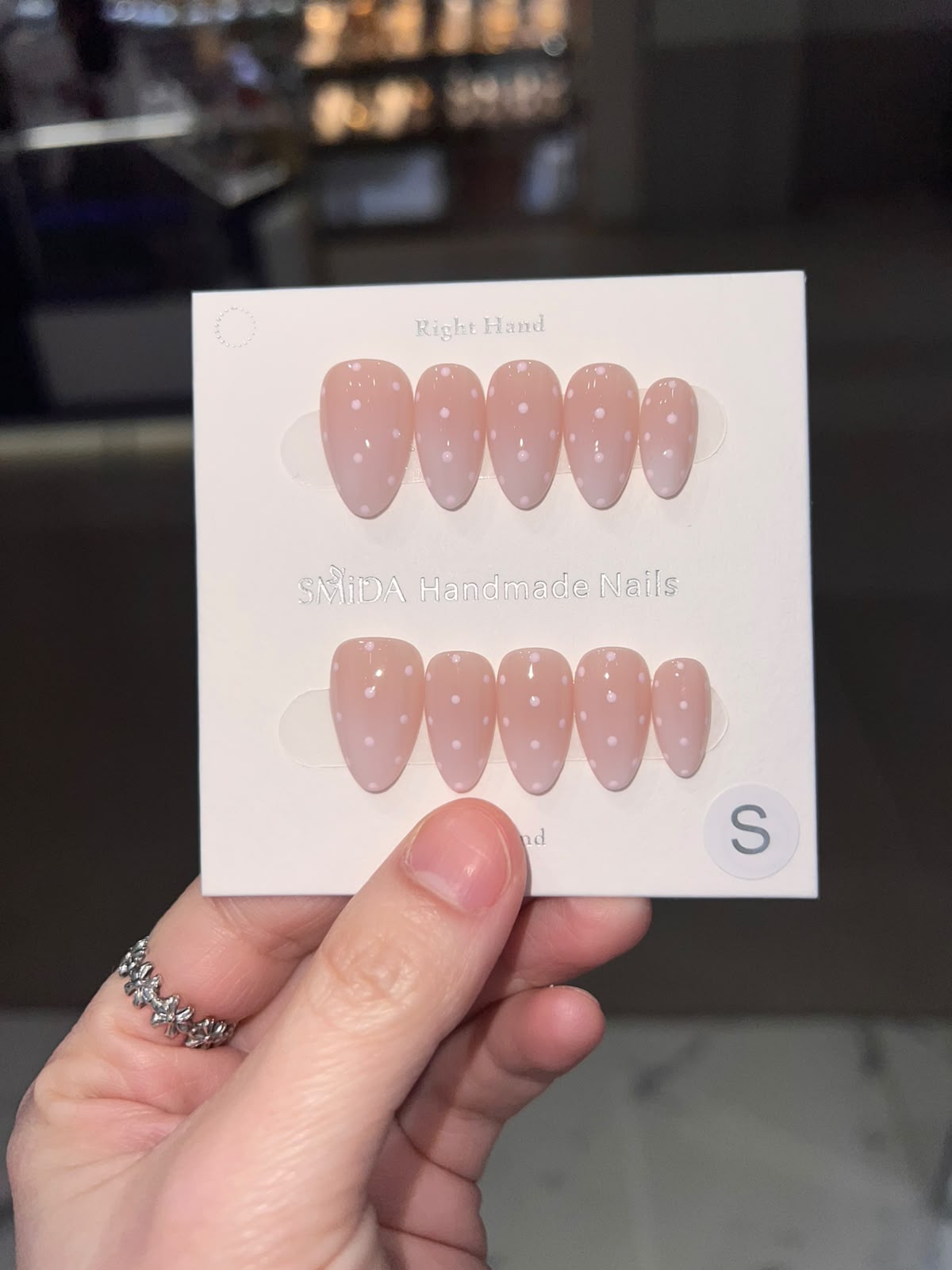 P501 Solid Press-On Nails - Clean Korean Nail Tips | SMiDA Dubai