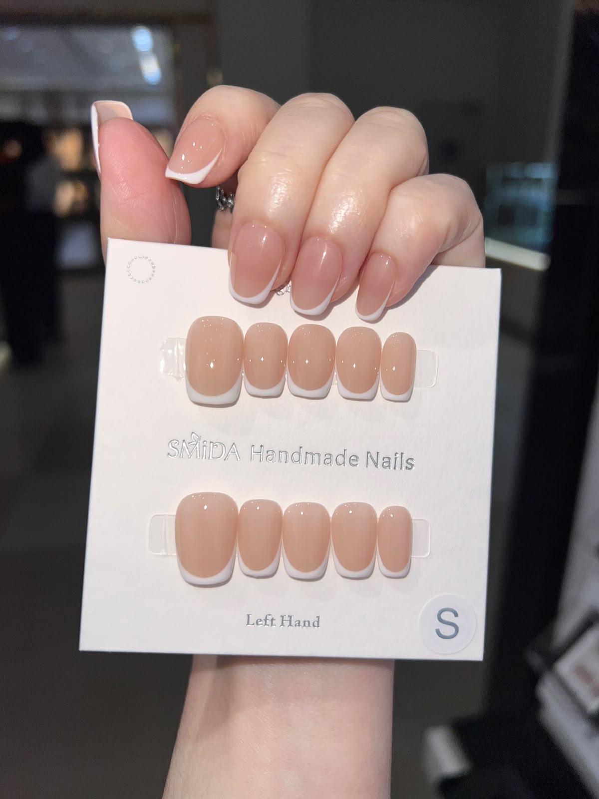 French Tip Press-On Nails UAE - F414
