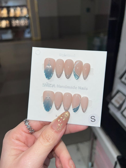 C917  Colorful Press-On Nails | SMiDA Dubai