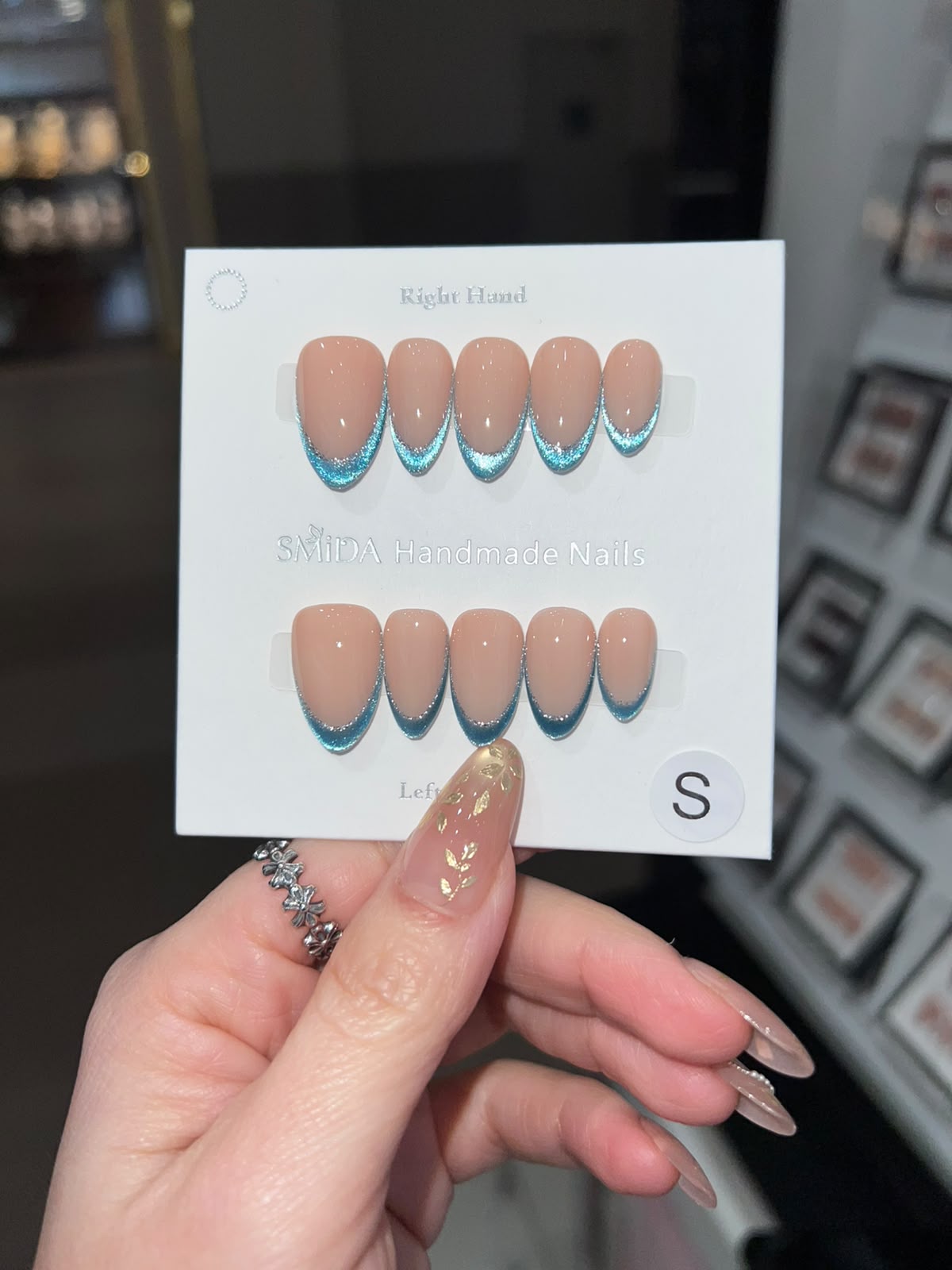French Tip Press-On Nails UAE - F416