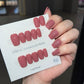 P505 Solid Press-On Nails - Clean Korean Nail Tips | SMiDA Dubai