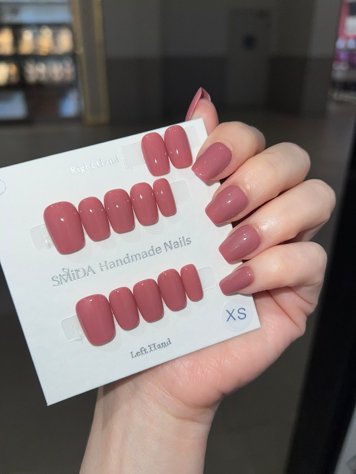P505 Solid Press-On Nails - Clean Korean Nail Tips | SMiDA Dubai