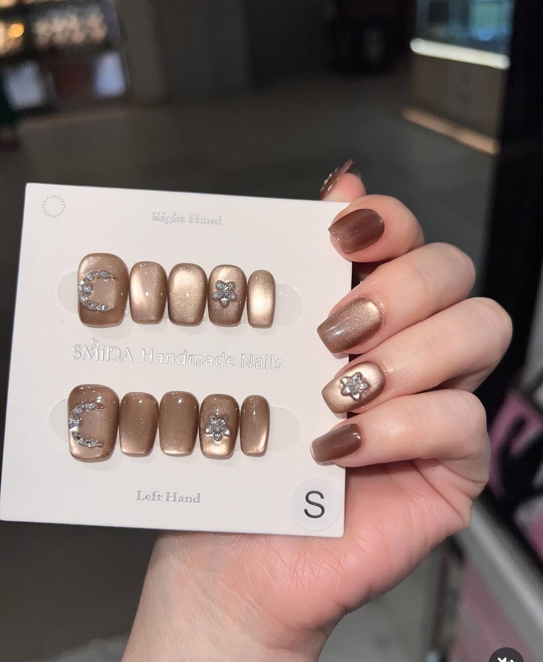 C732 Colorful Press-On Nails | SMiDA Dubai