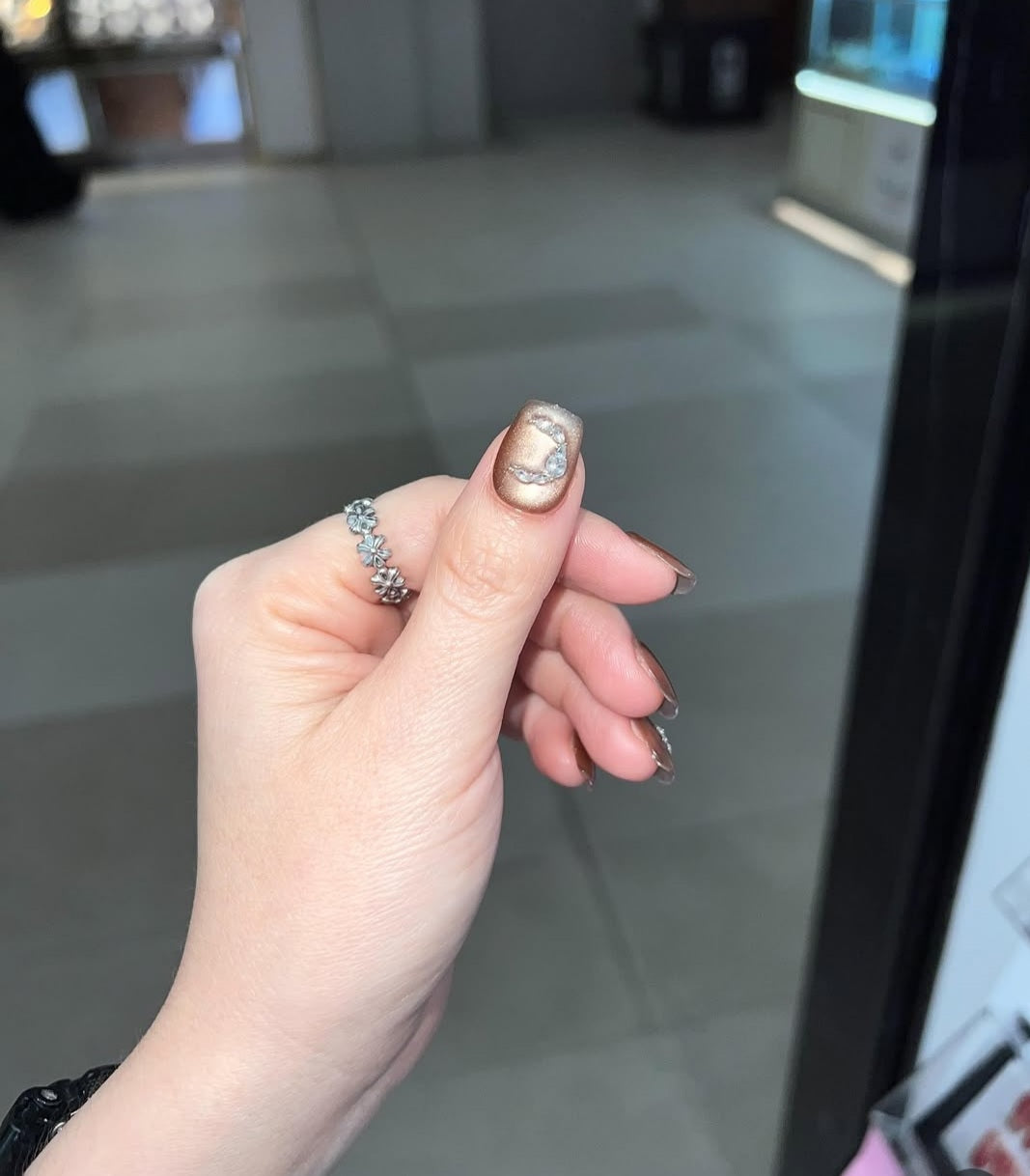 C732 Colorful Press-On Nails | SMiDA Dubai