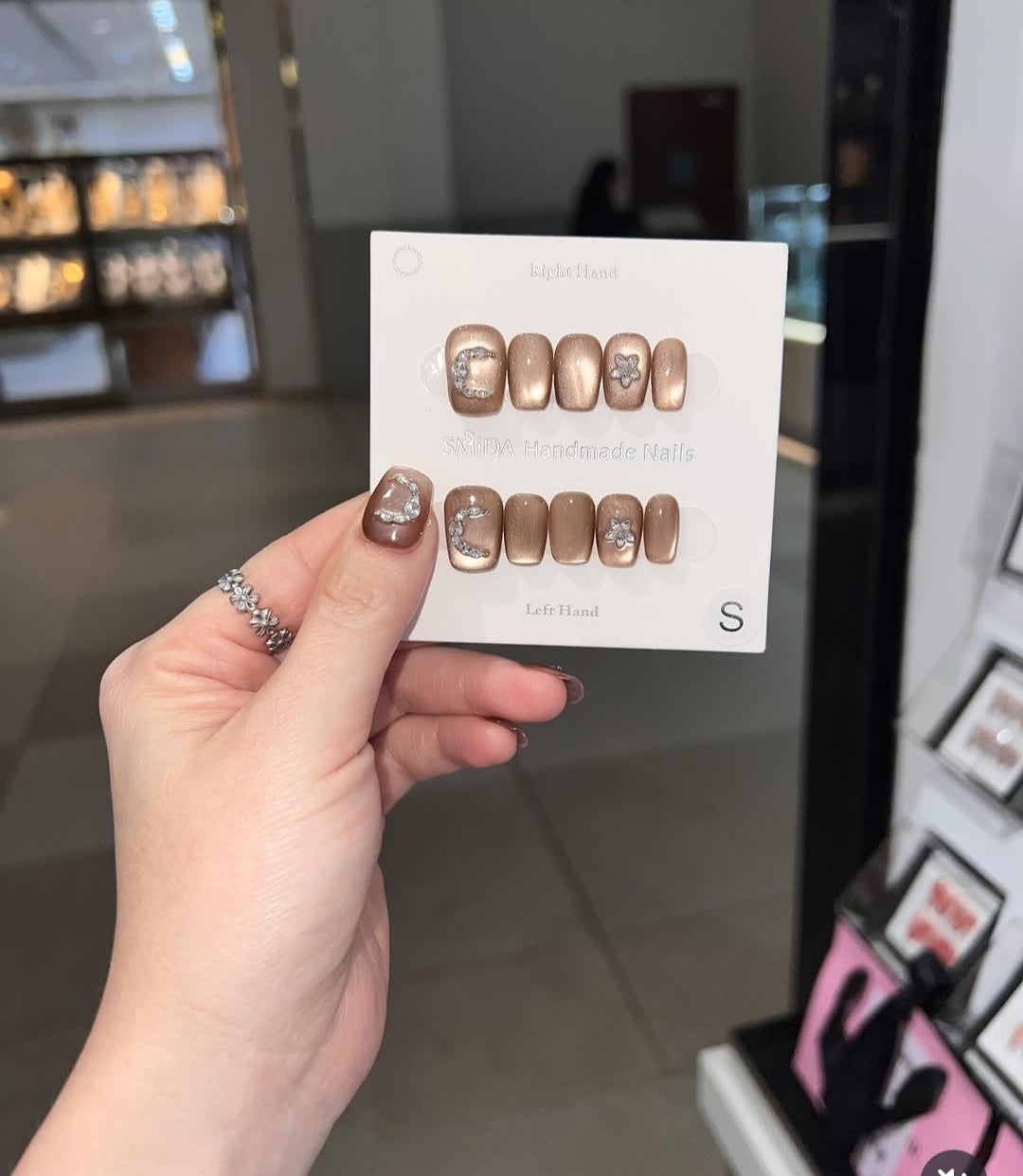 C732 Colorful Press-On Nails | SMiDA Dubai